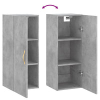 Thumbnail for Wandschrank Betongrau 34,5x34x90 cm