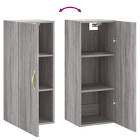 Thumbnail for Wandschrank Grau Sonoma 34,5x34x90 cm