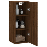 Thumbnail for Wandschrank Braun Eichen-Optik 34,5x34x90 cm