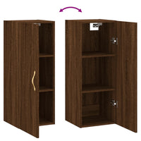 Thumbnail for Wandschrank Braun Eichen-Optik 34,5x34x90 cm