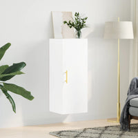 Thumbnail for Wandschrank Weiß 34,5x34x90 cm