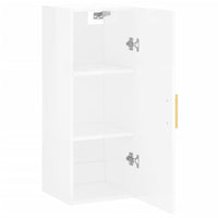 Thumbnail for Wandschrank Hochglanz-Weiß 34,5x34x90 cm