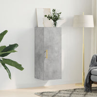 Thumbnail for Wandschrank Betongrau 34,5x34x90 cm