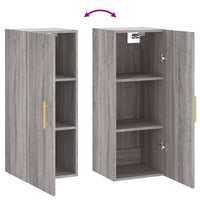 Thumbnail for Wandschrank Grau Sonoma 34,5x34x90 cm
