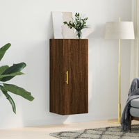 Thumbnail for Wandschrank Braun Eichen-Optik 34,5x34x90 cm
