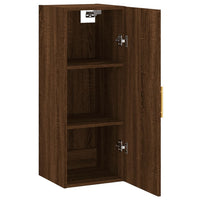 Thumbnail for Wandschrank Braun Eichen-Optik 34,5x34x90 cm