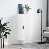 Thumbnail for Wandschrank Weiß 34,5x34x90 cm