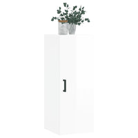 Thumbnail for Wandschrank Hochglanz-Weiß 34,5x34x90 cm