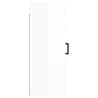 Thumbnail for Wandschrank Hochglanz-Weiß 34,5x34x90 cm