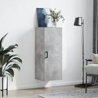 Thumbnail for Wandschrank Betongrau 34,5x34x90 cm