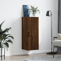Thumbnail for Wandschrank Braun Eichen-Optik 34,5x34x90 cm