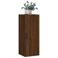Thumbnail for Wandschrank Braun Eichen-Optik 34,5x34x90 cm