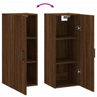 Thumbnail for Wandschrank Braun Eichen-Optik 34,5x34x90 cm