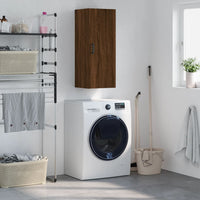 Thumbnail for Wandschrank Braun Eichen-Optik 34,5x34x90 cm