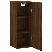 Thumbnail for Wandschrank Braun Eichen-Optik 34,5x34x90 cm