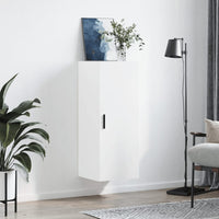 Thumbnail for Wandschrank Weiß 34,5x34x90 cm