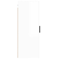 Thumbnail for Wandschrank Hochglanz-Weiß 34,5x34x90 cm