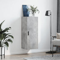Thumbnail for Wandschrank Betongrau 34,5x34x90 cm