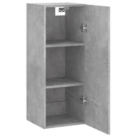 Thumbnail for Wandschrank Betongrau 34,5x34x90 cm