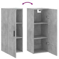 Thumbnail for Wandschrank Betongrau 34,5x34x90 cm