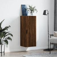 Thumbnail for Wandschrank Braun Eichen-Optik 34,5x34x90 cm