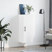 Thumbnail for Wandschrank Weiß 34,5x34x90 cm