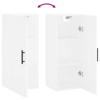 Thumbnail for Wandschrank Weiß 34,5x34x90 cm