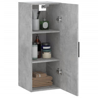 Thumbnail for Wandschrank Betongrau 34,5x34x90 cm