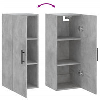 Thumbnail for Wandschrank Betongrau 34,5x34x90 cm