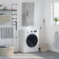 Thumbnail for Wandschrank Betongrau 34,5x34x90 cm