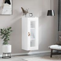 Thumbnail for Wandschrank Weiß 34,5x34x90 cm