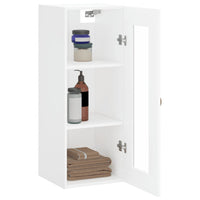 Thumbnail for Wandschrank Weiß 34,5x34x90 cm