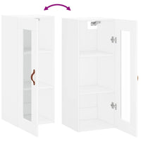 Thumbnail for Wandschrank Weiß 34,5x34x90 cm