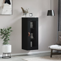 Thumbnail for Wandschrank Schwarz 34,5x34x90 cm