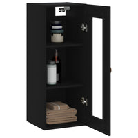Thumbnail for Wandschrank Schwarz 34,5x34x90 cm