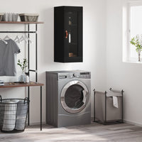 Thumbnail for Wandschrank Schwarz 34,5x34x90 cm