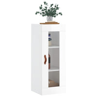 Thumbnail for Wandschrank Hochglanz-Weiß 34,5x34x90 cm