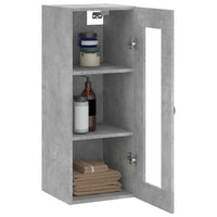 Thumbnail for Wandschrank Betongrau 34,5x34x90 cm