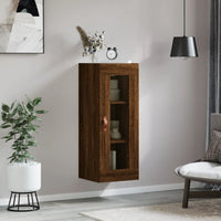 Thumbnail for Wandschrank Braun Eichen-Optik 34,5x34x90 cm