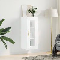 Thumbnail for Wandschrank Weiß 34,5x34x90 cm