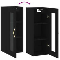 Thumbnail for Wandschrank Schwarz 34,5x34x90 cm