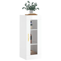 Thumbnail for Wandschrank Hochglanz-Weiß 34,5x34x90 cm