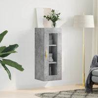 Thumbnail for Wandschrank Betongrau 34,5x34x90 cm