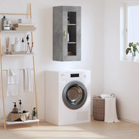 Thumbnail for Wandschrank Betongrau 34,5x34x90 cm