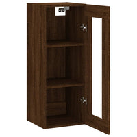 Thumbnail for Wandschrank Braun Eichen-Optik 34,5x34x90 cm