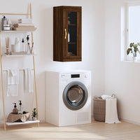 Thumbnail for Wandschrank Braun Eichen-Optik 34,5x34x90 cm