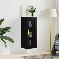 Thumbnail for Wandschrank Schwarz 34,5x34x90 cm