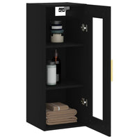 Thumbnail for Wandschrank Schwarz 34,5x34x90 cm