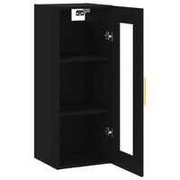 Thumbnail for Wandschrank Schwarz 34,5x34x90 cm