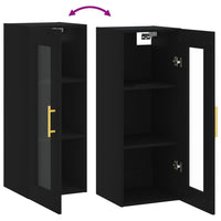 Thumbnail for Wandschrank Schwarz 34,5x34x90 cm